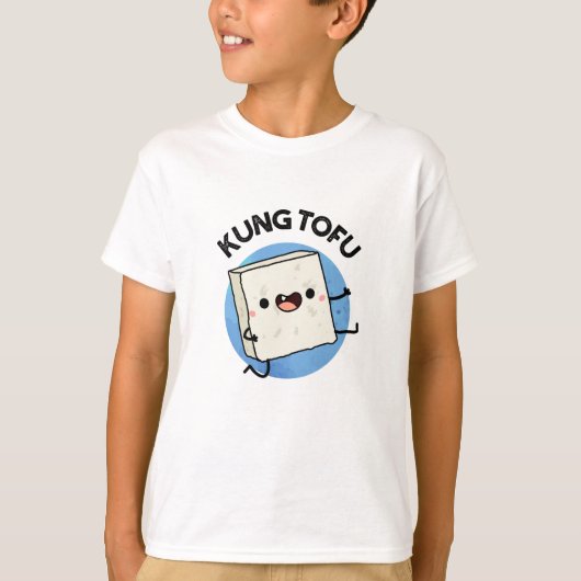 Kung Tofu Funny Kungfu Tofu Pun T-shirt (Voorkant)