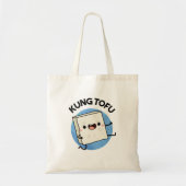Kung Tofu Funny Kungfu Tofu Pun Tote Bag (Voorkant)