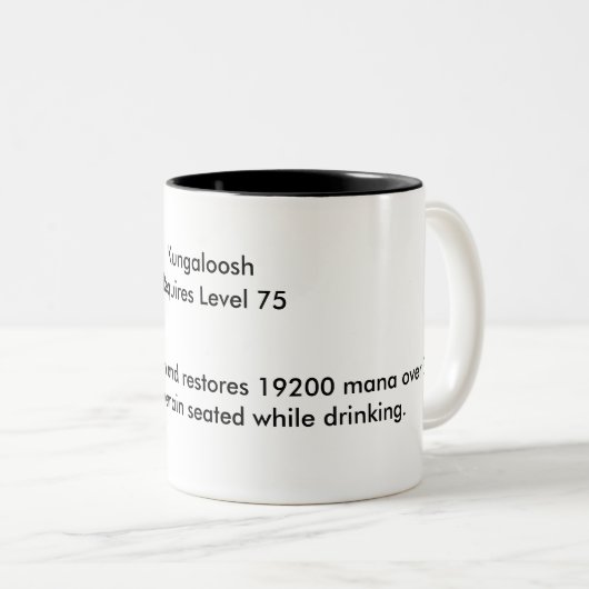 Kungaloosh Tweekleurige Koffiemok (Voorkant rechts)