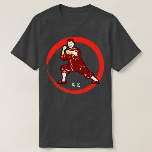 KungFu Chinese Master Fighter T-shirt (Design voorkant)