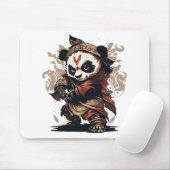 kungfu coole panda Mousepad Muismat (Met muis)