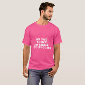 Kungfu Mindset Martial Art Kung Fu Design T-shirt (Voorkant volledig)