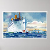 Kungsholm en Gripsholm in Zee Poster (Voorkant)