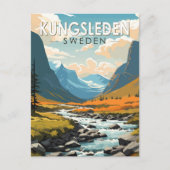 Kungsleden Zweden Reizen Kunst Vintage Briefkaart (Voorkant)