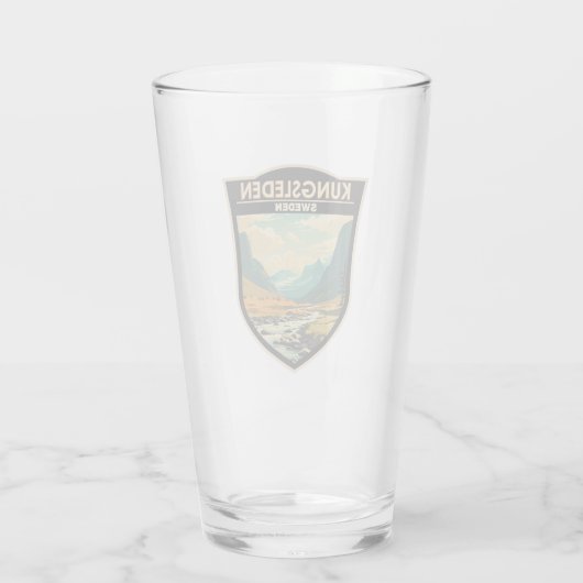 Kungsleden Zweden Reizen Kunst Vintage Glas (Achterkant)