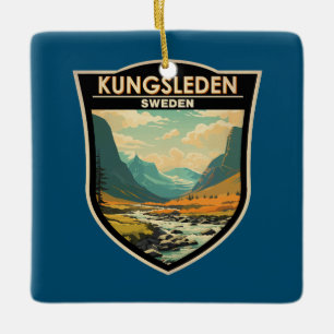 Kungsleden Zweden Reizen Kunst Vintage Keramisch Ornament