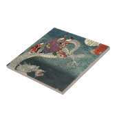 Kunisada II The Dragon Tegeltje (Zijkant)