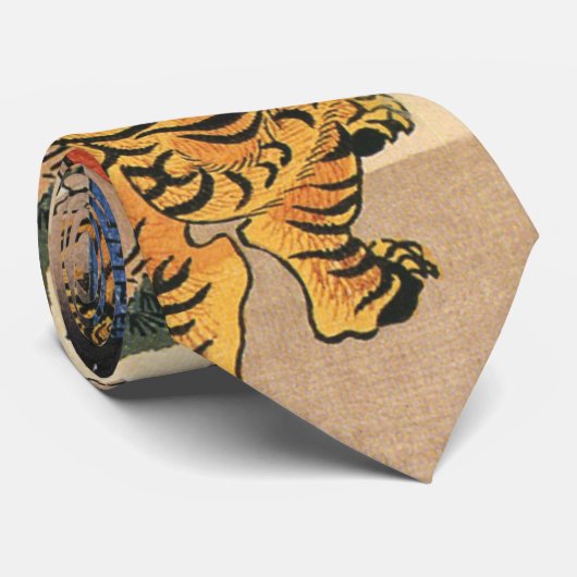 Kuniyoshi 1797-1861, Tiger Stropdas (Opgerold)