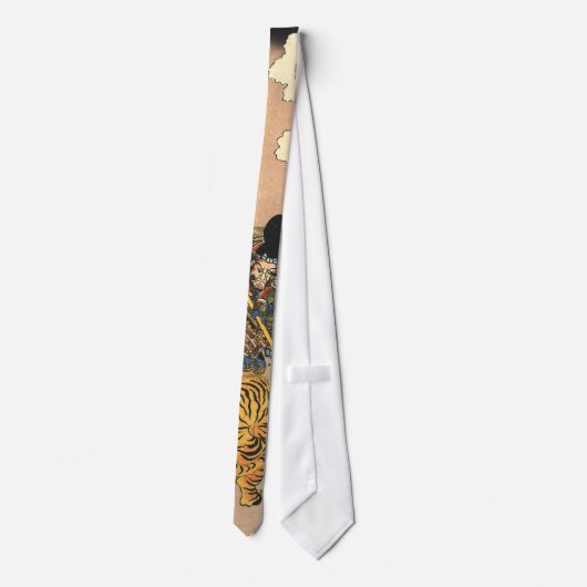 Kuniyoshi 1797-1861, Tiger Stropdas (Achterkant)