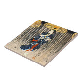 Kuniyoshi Drie vrouwen met een monumentenband Tegeltje (Zijkant)