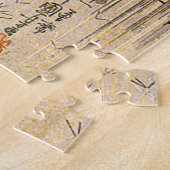 Kuniyoshi Drie vrouwen met paraplu puzzle Legpuzzel (Zijkant)