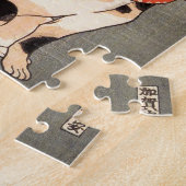 Kuniyoshi Four Cats Puzzle Legpuzzel (Zijkant)