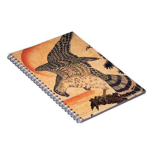 Kuniyoshi Hawk-laptop Notitieboek (Rechterzijde)