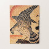 Kuniyoshi Hawk Puzzle Legpuzzel (Verticaal)