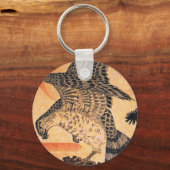 Kuniyoshi Hawk Sleutelhanger (Voorkant)