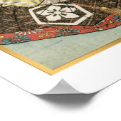 Kuniyoshi Japan Warrier Akechi Mitsuhide Poster (Hoek)