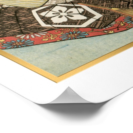 Kuniyoshi  Japan Warrier Akechi Mitsuhide Poster (Hoek)