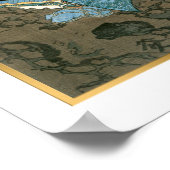 Kuniyoshi Japan Warrier Sakai Masanao Poster (Hoek)