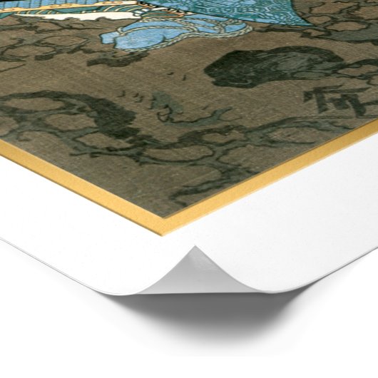 Kuniyoshi Japan Warrier Sakai Masanao Poster (Hoek)