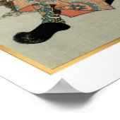 Kuniyoshi Japans Samurai Imagawa Yoshimo Poster (Hoek)