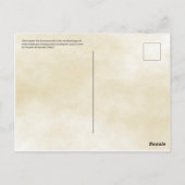 Kuniyoshi  Japans Samurai Oda Nobunaga Briefkaart (Achterkant)