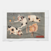  Kuniyoshi Japanse kunstschildpadden Theedoek (Horizontaal)