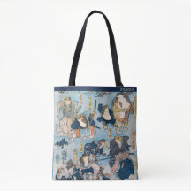 Kuniyoshi Kikkers – Japanse Ukiyo-e – Aangepaste t