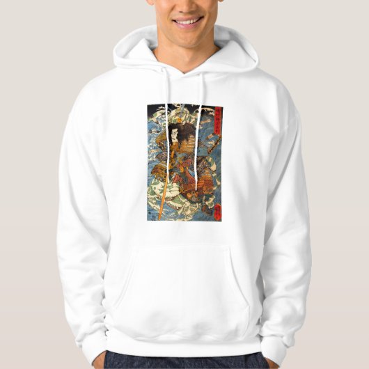 Kuniyoshi Samurai Hoodie (Voorkant)