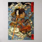 Kuniyoshi Samurai Poster (Voorkant)