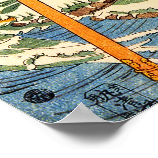 Kuniyoshi Samurai Poster (Hoek)