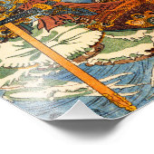 Kuniyoshi Samurai Print Foto Afdruk (Hoek)