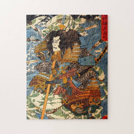 Kuniyoshi Samurai Puzzle Legpuzzel (Verticaal)