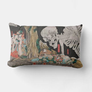 Kuniyoshi Skelet Spectre Lendenkussen Kussen