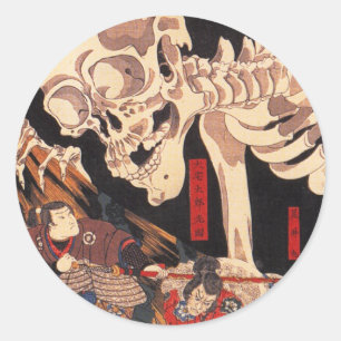 Kuniyoshi skelet Stickers