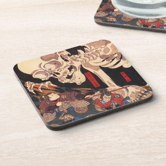 Kuniyoshi Skeleton Onderzetters (Linkerzijde)