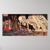 Kuniyoshi Skeleton Poster (Voorkant)