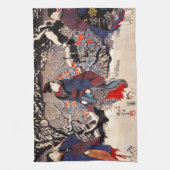 Kuniyoshi Three Women Kitchen Towel Theedoek (Verticaal)