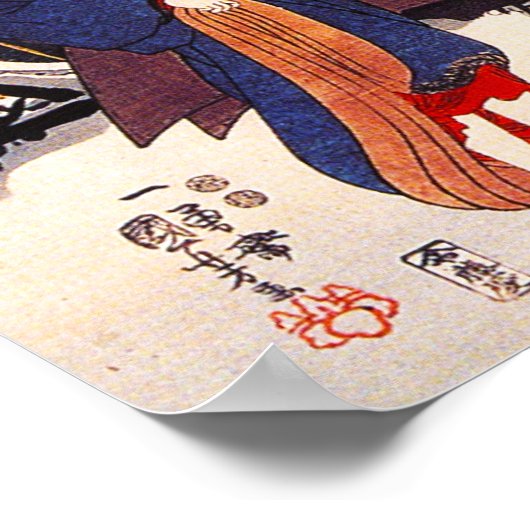 Kuniyoshi Three Women Poster (Hoek)