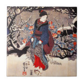 Kuniyoshi Three Women Tile Tegeltje (Voorkant)