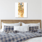 Kuniyoshi Tijger Canvas Print (Insitu (Slaapkamer))