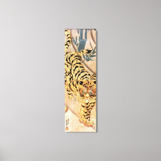 Kuniyoshi Tijger Canvas Print (Voorkant)