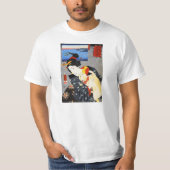 Kuniyoshi Woman met T-shirt Cat (Voorkant)