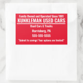 Kunkleman Familie Sticker (Tas)