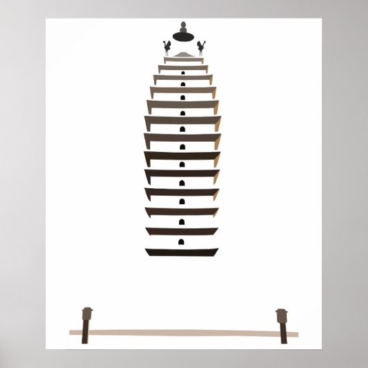 Kunming Tower Poster (Voorkant)