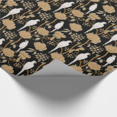 KUNNEN DE DECO-STROMEN VAN HET KUNNEN, WITTE DELEN CADEAUPAPIER (Hoek)