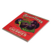 kunnen de jaren '30 Onverschrokken Kersen in Zware Tegeltje (Zijkant)