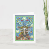 KUNNEN IN AUTUMN FOREST, GROOT NEST Blanco Kaart (Voorkant)