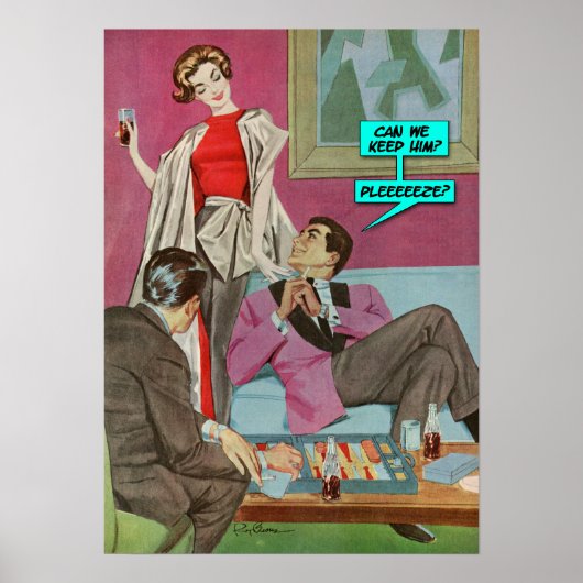 Kunnen we hem houden? [grappig poster] poster (Voorkant)