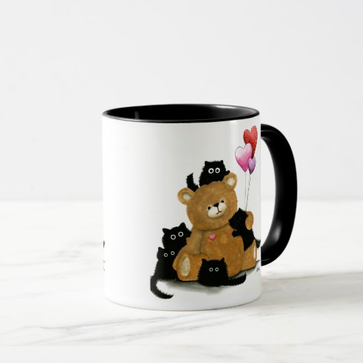 Kunnen we hem houden? Valentijn Beer & katten door Mok (Voorkant rechts)