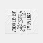 Kunnen we niet met z'n allen gewoon met een schaar fleece deken (Voorkant (Horizontaal))